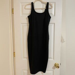 VUORI HALO ESSENTIAL DRESS - Black Heather MEDIUM